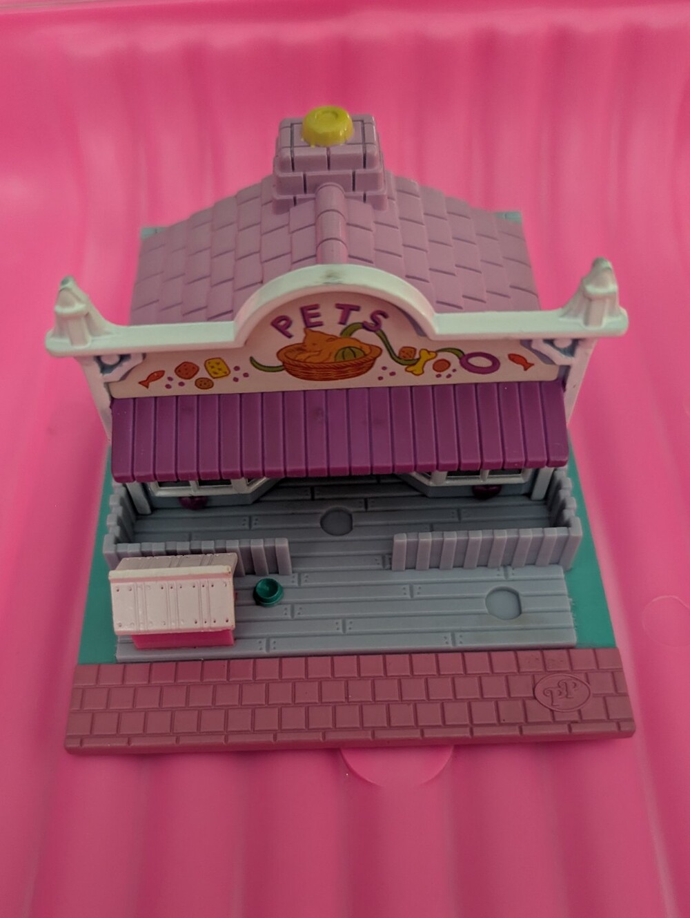 Vintage Polly Pocket Pets Toy Shop Playset - Purple